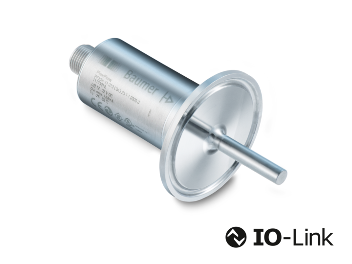 Baumer pressure instrument - Flow sensor for hygienic applications