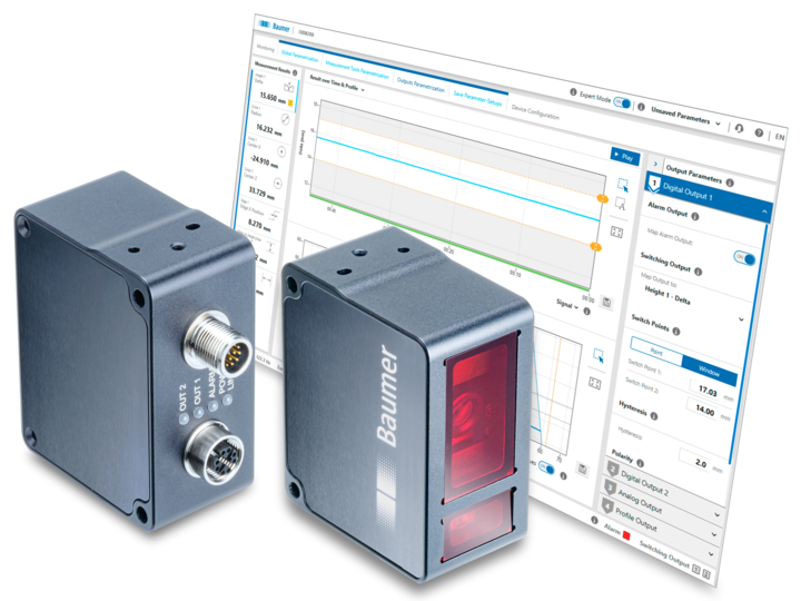 Baumer vision sensor - Multi-tool profile sensors